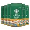 Starbucks Ground Coffee, Starbucks Blonde Roast Coffee, Decaf Veranda Blend, 100% Arabica, 6 bags (12 oz each)
