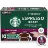 Starbucks K-Cup Coffee Pods, Dark Roast Coffee, Espresso Roast for Keurig Coffee Makers, 100% Arabica, 6 Boxes (60 Pods Total)(Unflavored)