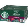 Starbucks K-Cup Coffee Pods, Dark Roast Coffee, Sumatra for Keurig Brewers, 100% Arabica, 6 boxes (60 pods total)(Café verona)