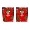 Starbucks K-Cup Coffee Pods, Dark Roast Coffee Variety Pack for Keurig Brewers, 100% Arabica, 1 Box (96 Pods)(Holiday Blend)