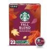 Starbucks K-Cup Coffee Pods, Fall Blend Medium Roast Coffee for Keurig Makers, 100% Arabica, Limited Edition, 1 Box (22 Pods)
