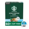 Starbucks K-Cup Coffee Pods, Iced Coffee Blend, Vanilla Naturally Flavored for Keurig Brewers, 100% Arabica, 6 Boxes (60 Pods Total)(Iced Coffee)