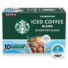 Starbucks K-Cup Coffee Pods, Iced Coffee Blend, Vanilla Naturally Flavored for Keurig Brewers, 100% Arabica, 6 Boxes (60 Pods Total)(Unflavored)
