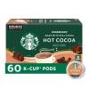 Starbucks K-Cup Coffee Pods, Medium Roast Coffee, Pike Place Roast for Keurig Brewers, 100% Arabica, 4 boxes (96 pods total)(Classic Hot Cocoa)