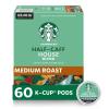 Starbucks K-Cup Coffee Pods, Medium Roast Coffee, Pike Place Roast for Keurig Brewers, 100% Arabica, 4 boxes (96 pods total)(House Blend Haff Caff)