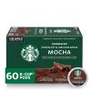 Starbucks K-Cup Coffee Pods, Medium Roast Coffee, Pike Place Roast for Keurig Brewers, 100% Arabica, 4 boxes (96 pods total)(Mocha)