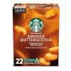 Starbucks K-Cup Coffee Pods, Smoked Butterscotch Flavored for Keurig Makers, 100% Arabica, Limited Edition, 1 Box (22)