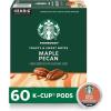 Starbucks K-Cup Coffee Pods, Vanilla Flavored Coffee, Naturally Flavored, 100% Arabica, 6 boxes (60 pods total)(Maple Pecan)