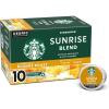 Starbucks K-Cup Coffee Pods, Vanilla Flavored Coffee, Naturally Flavored, 100% Arabica, 6 boxes (60 pods total)(Sunrise blend)