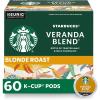 Starbucks K-Cup Coffee Pods, Vanilla Flavored Coffee, Naturally Flavored, 100% Arabica, 6 boxes (60 pods total)(Veranda)