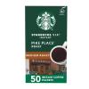 Starbucks VIA Instant Coffee, Medium Roast Coffee, Pike Place Roast, 100% Arabica, Single-Serve, 1 Box (50 Packets)(Pike Place)