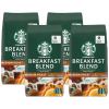 Starbucks Whole Bean Coffee, Medium Roast Coffee, Breakfast Blend, 100% Arabica, 6 bags (12 oz)(Breakfast Blend)