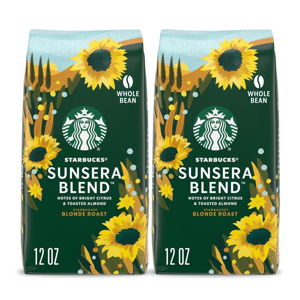 imageStarbucks Whole Bean Coffee Sunsera Blend 100 Arabica 2 Bags 24 Oz 15 lb Total