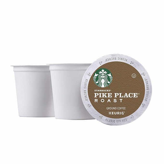 imageStarbucks KCup Coffee Pods Medium Roast Coffee for Keurig Brewers Holiday Blend 100 Arabica Limited Edition Holiday Coffee 1 Box 10 PodsPike Place Roast