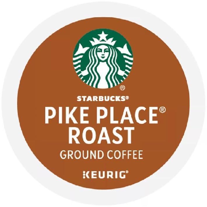 imageStarbucks KCup Coffee Pods Medium Roast Coffee for Keurig Brewers Holiday Blend 100 Arabica Limited Edition Holiday Coffee 1 Box 10 PodsPike Place Roast