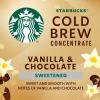 Starbucks Cold Brew Coffee Concentrate, Flavored Sweetened Vanilla & Chocolate Inspired by Irish Cream, Multi-Serve Bottle (32 fl oz)