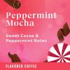 Starbucks Ground Coffee, Peppermint Mocha Naturally Flavored Coffee, 100% Arabica, Limited Edition Holiday Coffee, 1 Bag (11 Oz)(Peppermint mocha)