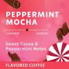 Starbucks Ground Coffee, Peppermint Mocha Naturally Flavored Coffee, 100% Arabica, Limited Edition Holiday Coffee, 1 Bag (11 Oz)(Sweet Cocoa and Peppermint Notes)