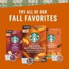 Starbucks K-Cup Coffee Pods, Medium Roast Coffee for Keurig Brewers, Holiday Blend, 100% Arabica, Limited Edition Holiday Coffee, 1 Box (10 Pods)(Fall Blend)