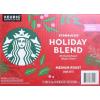 Starbucks K-Cup Coffee Pods, Medium Roast Coffee for Keurig Brewers, Holiday Blend, 100% Arabica, Limited Edition Holiday Coffee, 1 Box (10 Pods)(Maple)