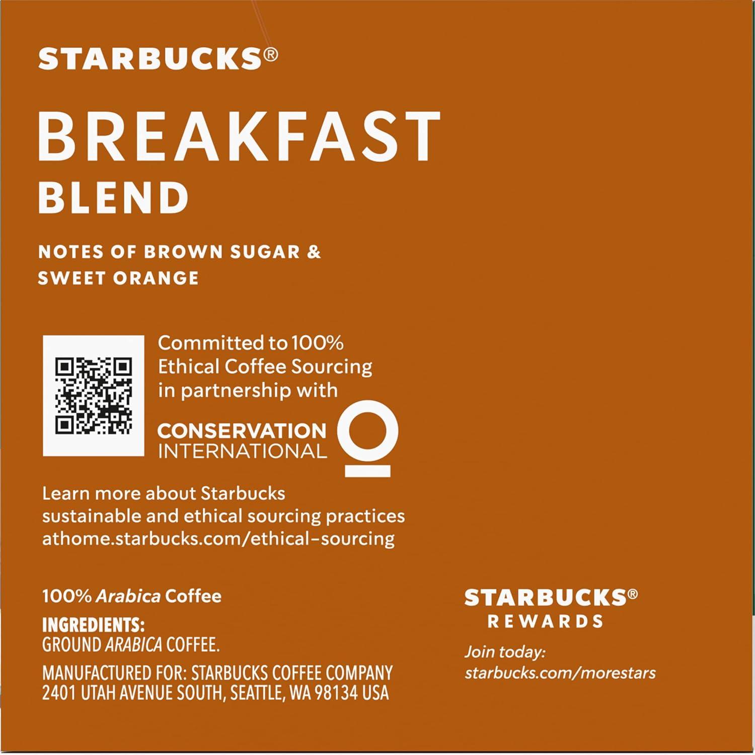 image:imageStarbucks KCup Coffee Pods Toasted Coconut Mocha Flavored Coffee for Keurig Coffee Makers 100 Arabica Limited Edition 1 Box 10 PodsBreakfast Blend