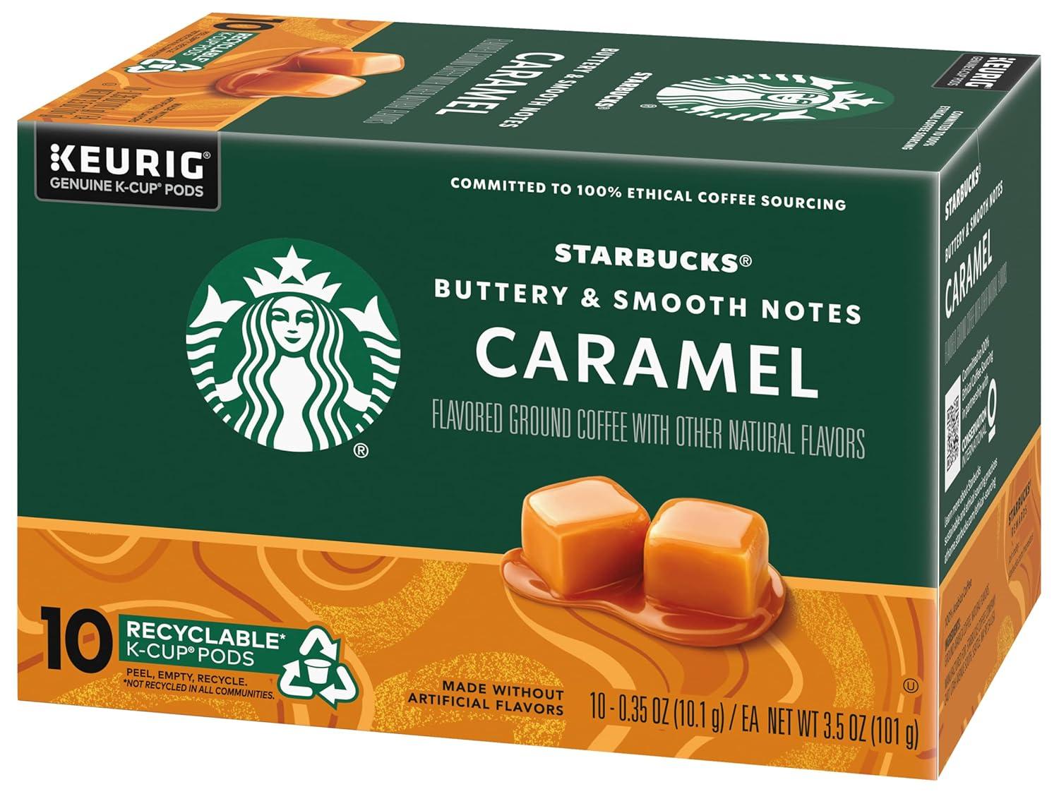 image:imageStarbucks KCup Coffee Pods Toasted Coconut Mocha Flavored Coffee for Keurig Coffee Makers 100 Arabica Limited Edition 1 Box 10 PodsCaramel