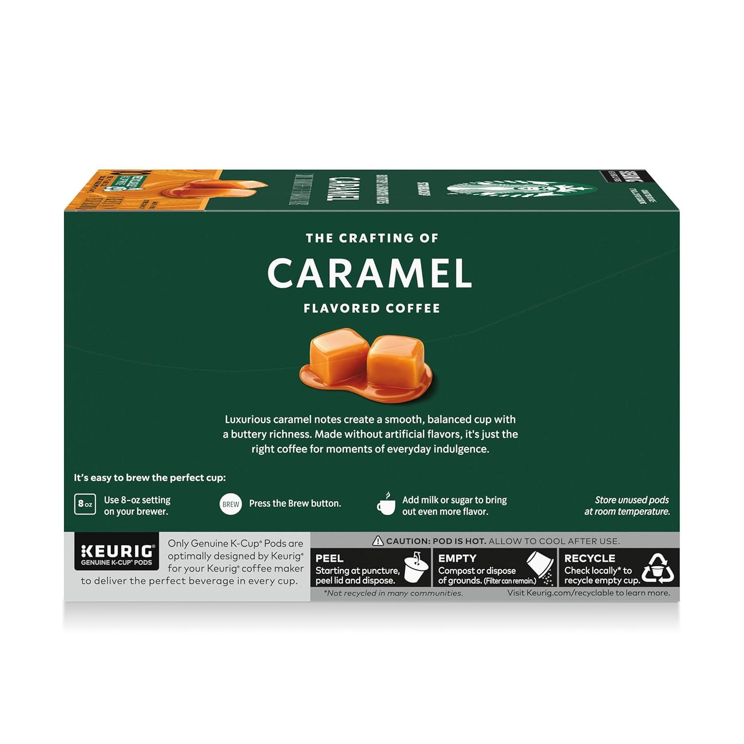 image:imageStarbucks KCup Coffee Pods Toasted Coconut Mocha Flavored Coffee for Keurig Coffee Makers 100 Arabica Limited Edition 1 Box 10 PodsCaramel