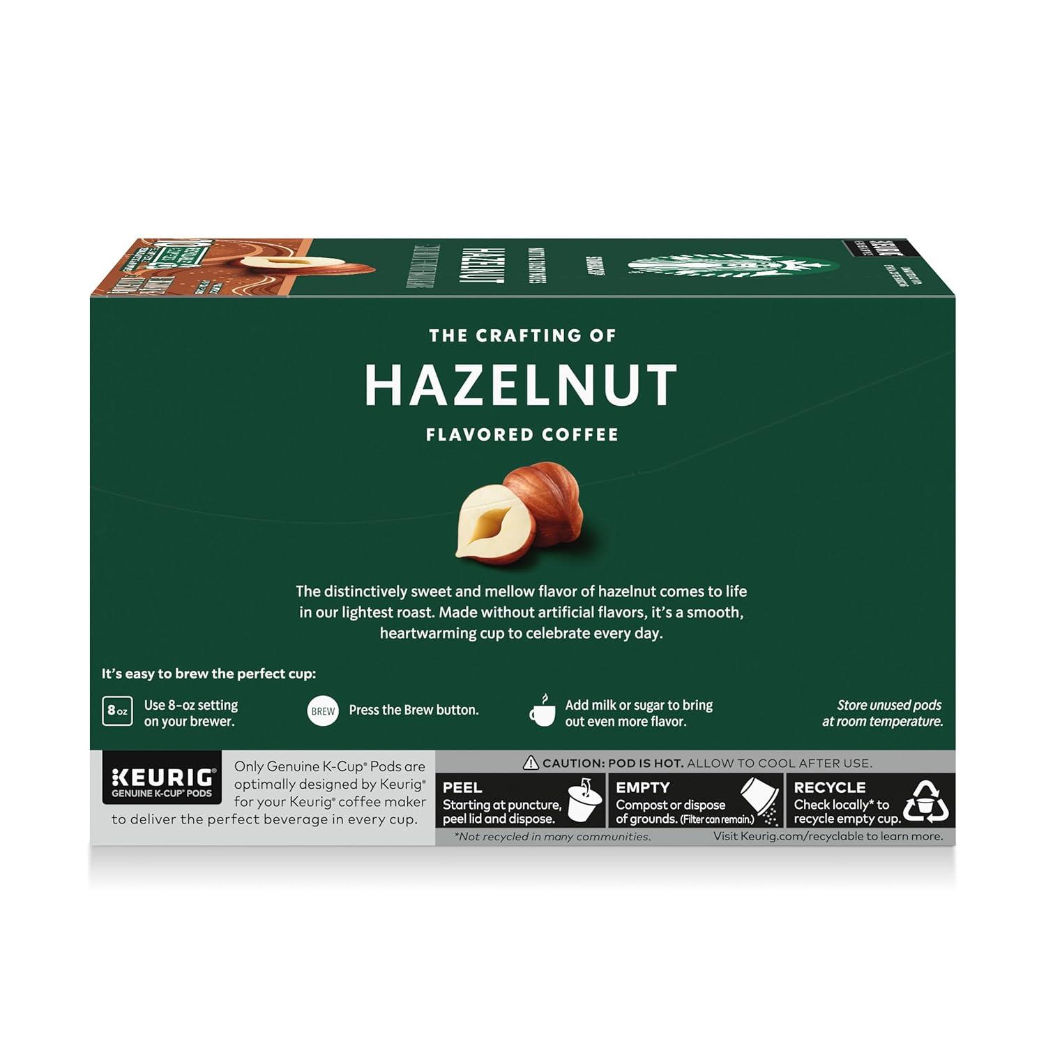 image:imageStarbucks KCup Coffee Pods Toasted Coconut Mocha Flavored Coffee for Keurig Coffee Makers 100 Arabica Limited Edition 1 Box 10 PodsHazelnut
