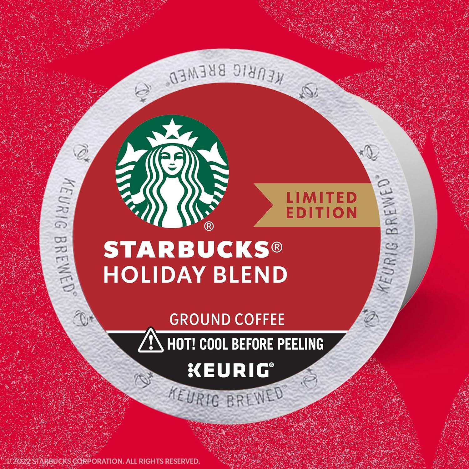 image:imageStarbucks KCup Coffee Pods Toasted Coconut Mocha Flavored Coffee for Keurig Coffee Makers 100 Arabica Limited Edition 1 Box 10 PodsHoliday Blend