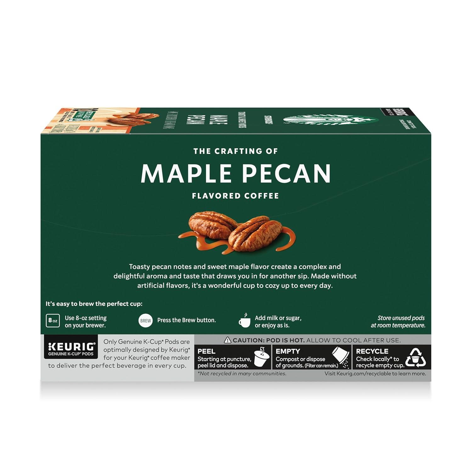 image:imageStarbucks KCup Coffee Pods Toasted Coconut Mocha Flavored Coffee for Keurig Coffee Makers 100 Arabica Limited Edition 1 Box 10 PodsMaple Pecan