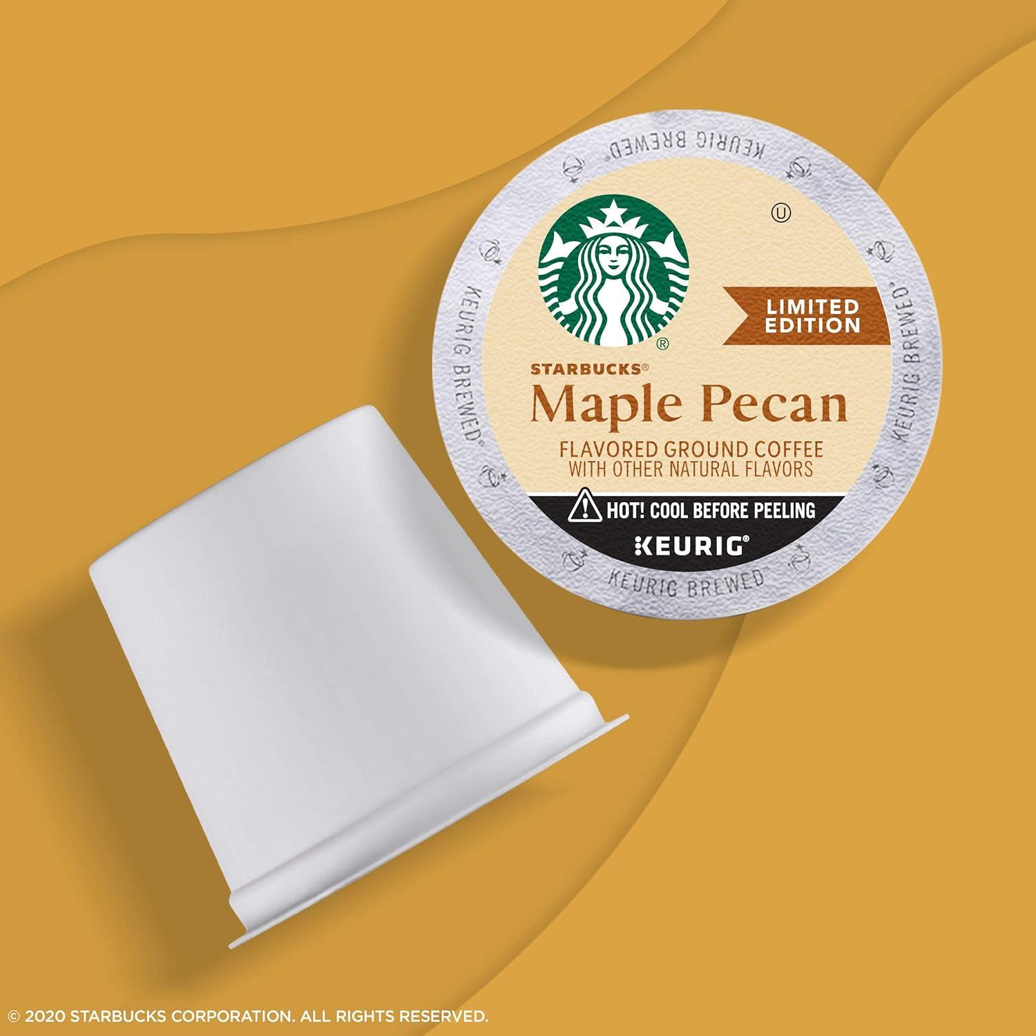 image:imageStarbucks KCup Coffee Pods Toasted Coconut Mocha Flavored Coffee for Keurig Coffee Makers 100 Arabica Limited Edition 1 Box 10 PodsMaple Pecan