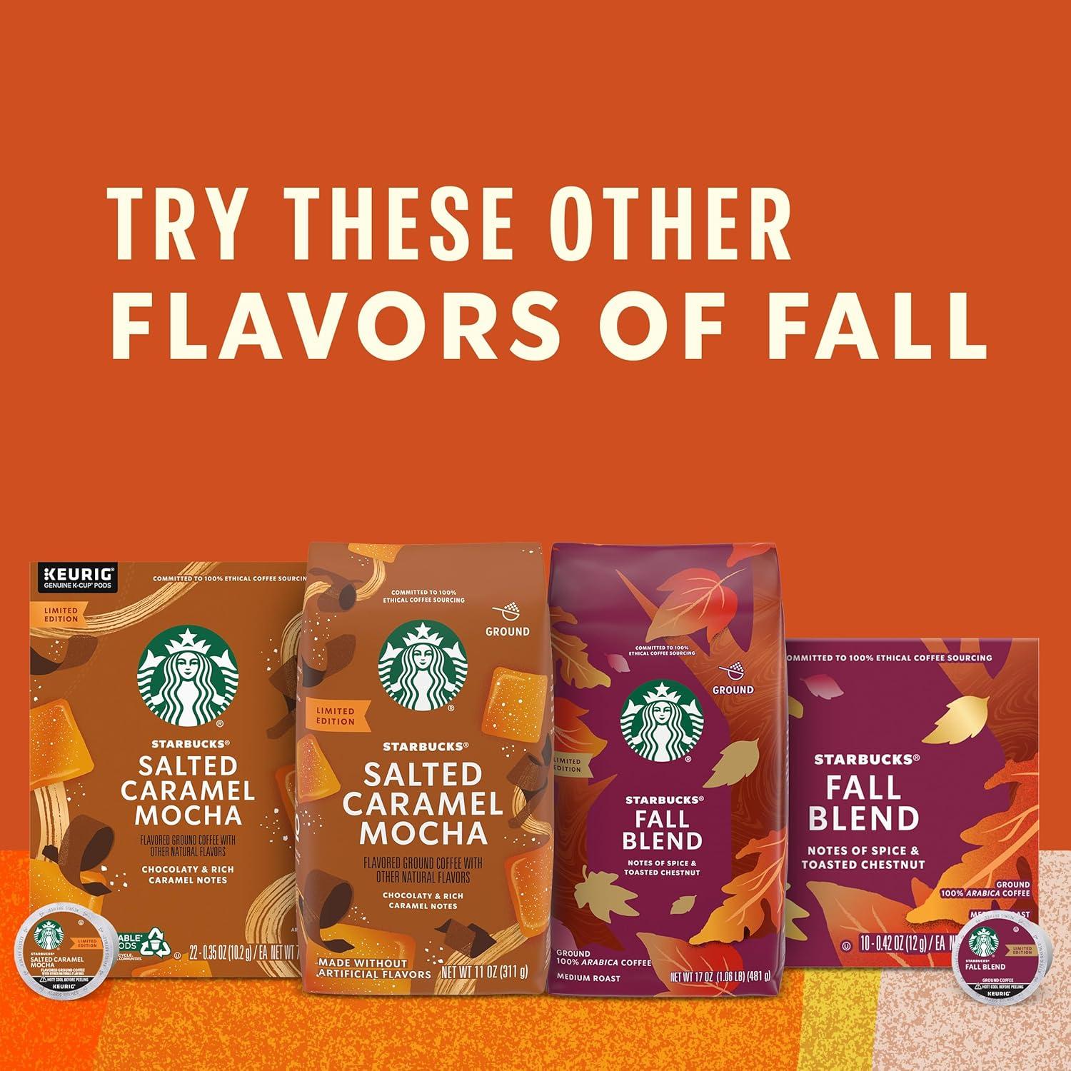 image:imageStarbucks KCup Coffee Pods Toasted Coconut Mocha Flavored Coffee for Keurig Coffee Makers 100 Arabica Limited Edition 1 Box 10 PodsSalted Caramel Mocha