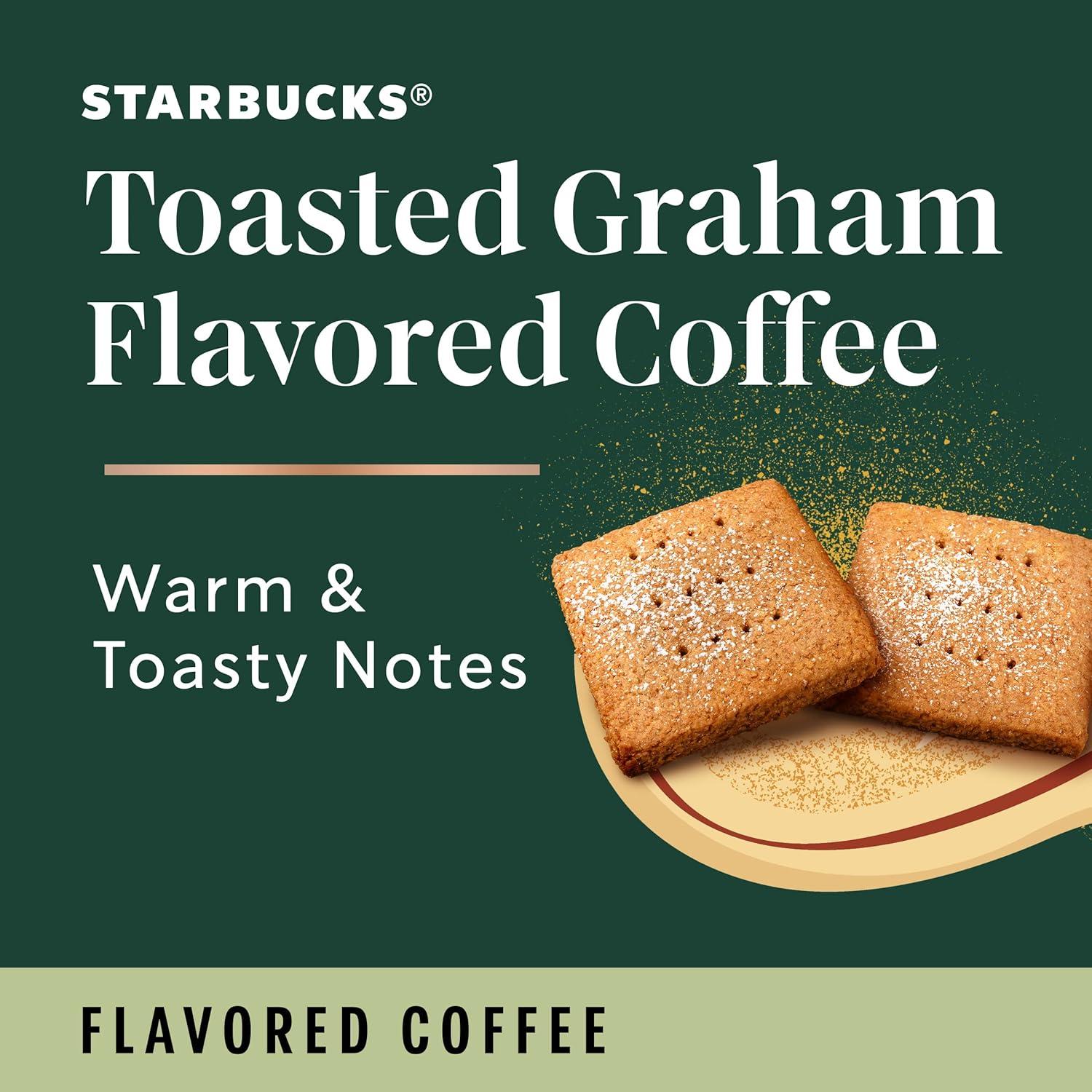 image:imageStarbucks KCup Coffee Pods Toasted Coconut Mocha Flavored Coffee for Keurig Coffee Makers 100 Arabica Limited Edition 1 Box 10 PodsToasted Graham