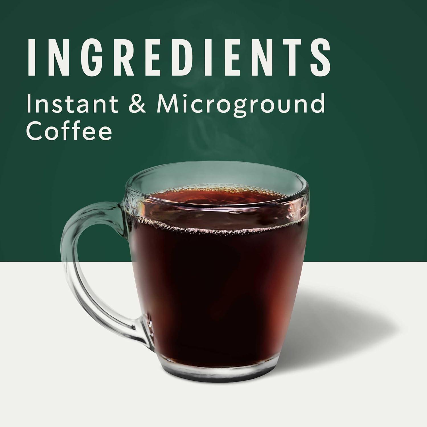 image:imageStarbucks VIA Instant Coffee Dark Roast Coffee Decaf Italian Roast Arabica Beans SingleServe 1 Box 20 Packets