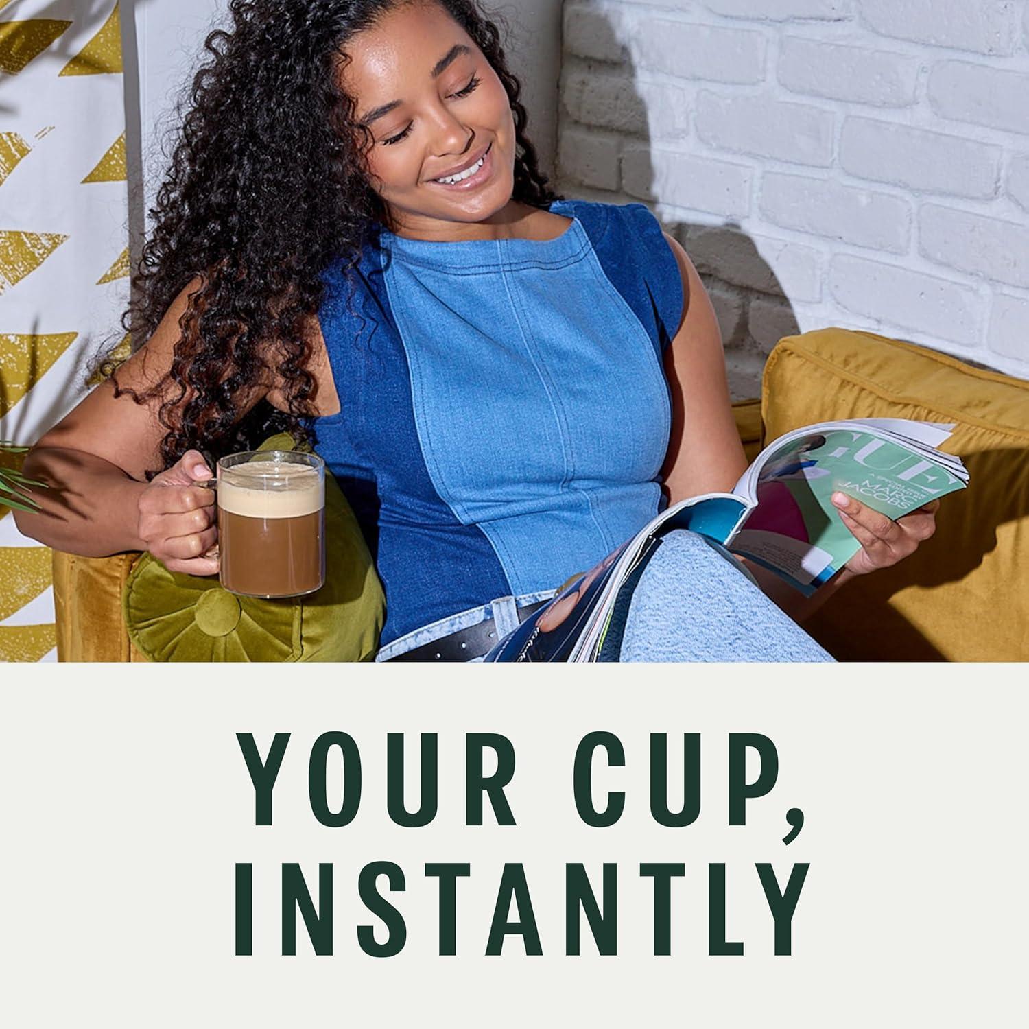 image:imageStarbucks VIA Instant Coffee Dark Roast Coffee Decaf Italian Roast Arabica Beans SingleServe 1 Box 20 Packets