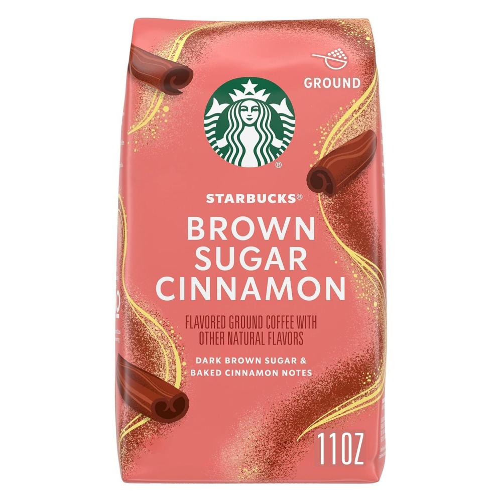 image:imageStarbucks Brown Sugar Cinnamon Hot or Iced Coffee Flavored Ground Coffee 11 oz