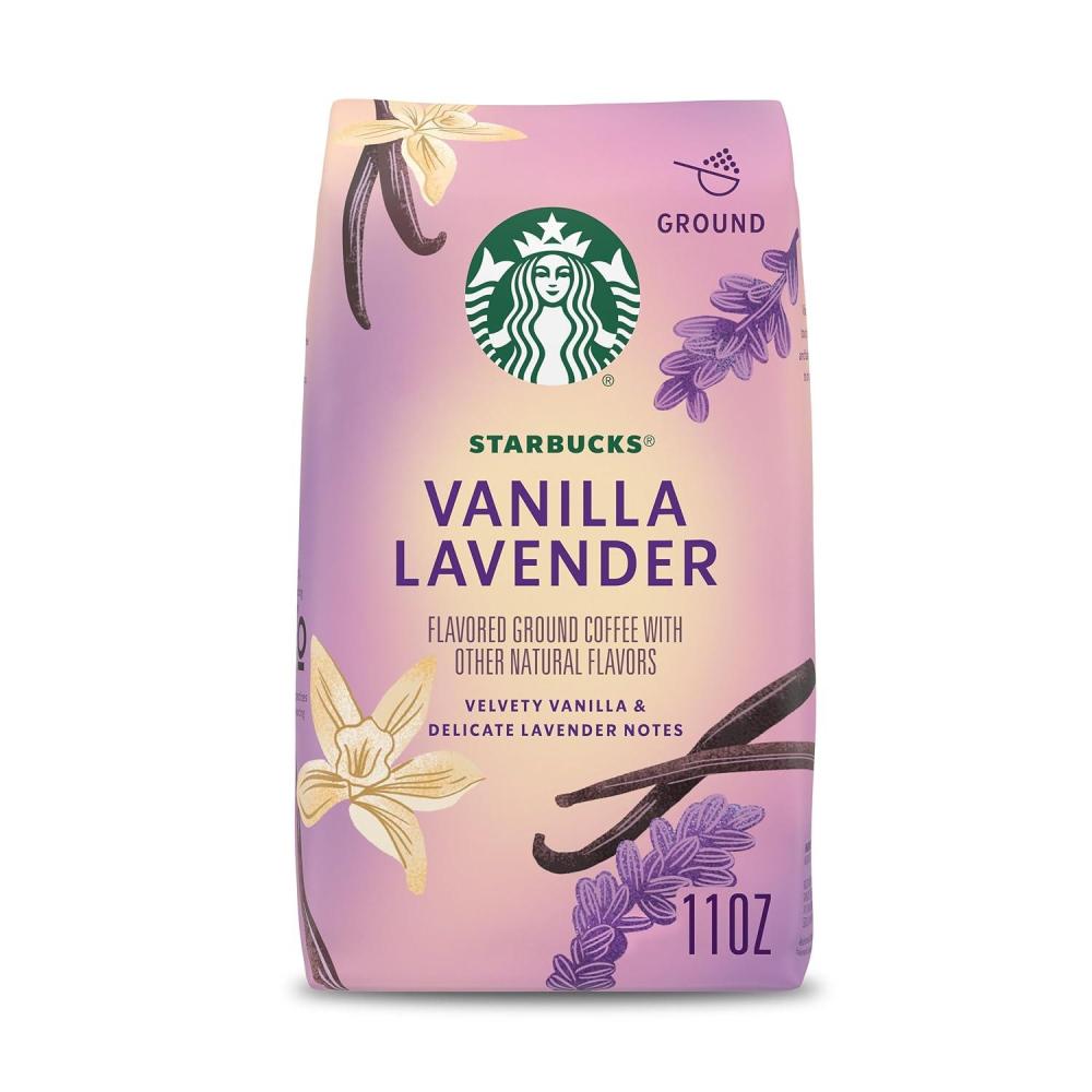 image:imageStarbucks Ground Coffee Starbucks Blonde Flavored Hot or Iced Coffee Vanilla Lavender 11 oz