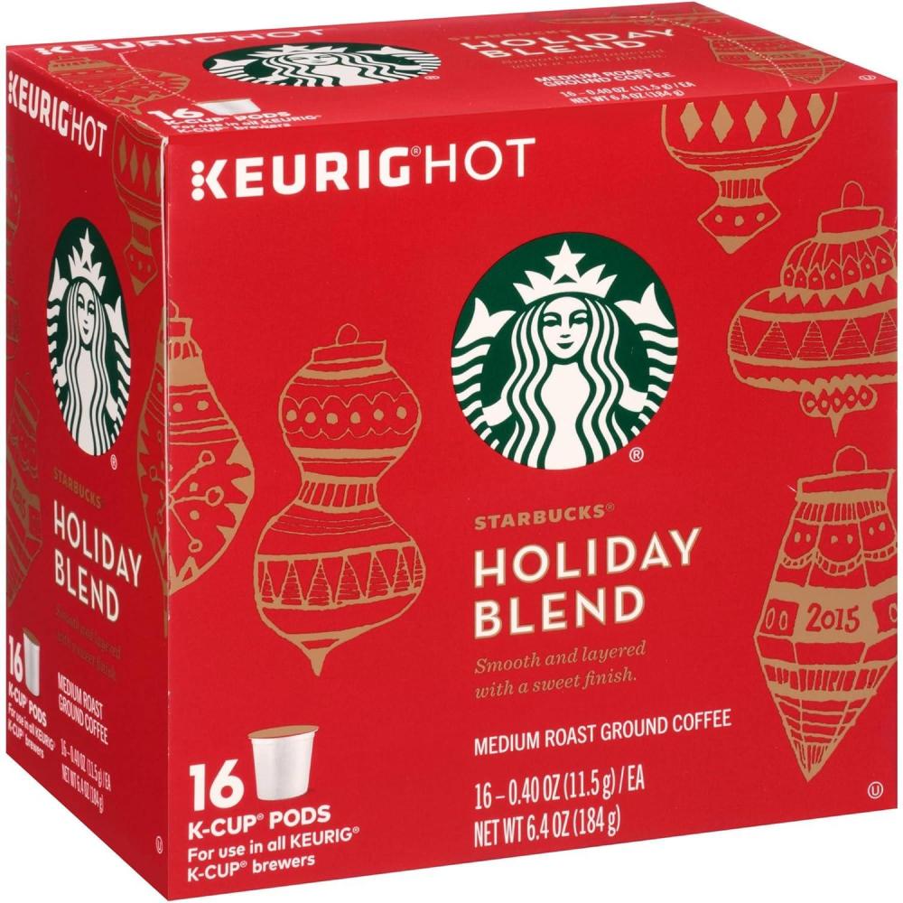 image:imageStarbucks KCup Coffee Pods Toasted Coconut Mocha Flavored Coffee for Keurig Coffee Makers 100 Arabica Limited Edition 1 Box 10 PodsHoliday Blend
