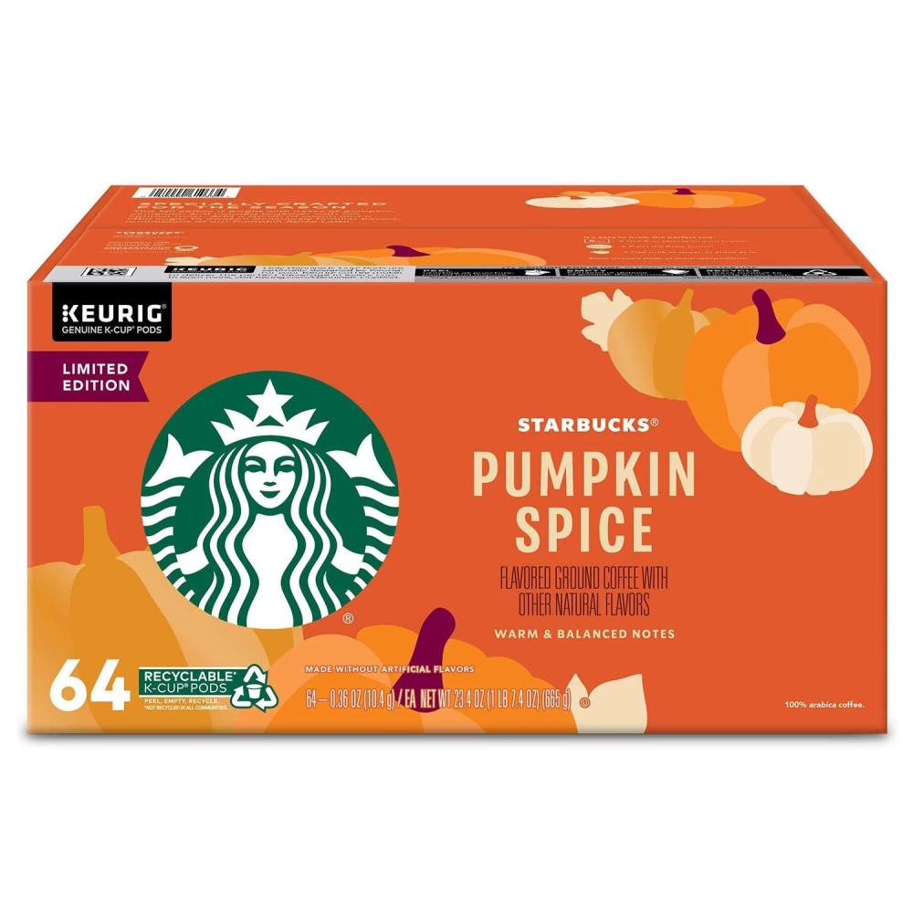 image:imageStarbucks KCup Coffee Pods Toasted Coconut Mocha Flavored Coffee for Keurig Coffee Makers 100 Arabica Limited Edition 1 Box 10 PodsPumpkin Spice