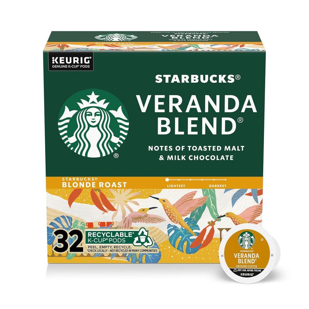 image:imageStarbucks KCup Coffee Pods Toasted Coconut Mocha Flavored Coffee for Keurig Coffee Makers 100 Arabica Limited Edition 1 Box 10 PodsVeranda