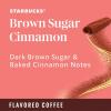 Starbucks Brown Sugar Cinnamon, Hot or Iced Coffee, Flavored Ground Coffee, 11 oz