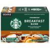 Starbucks K-Cup Coffee Pods, Toasted Coconut Mocha Flavored Coffee for Keurig Coffee Makers, 100% Arabica, Limited Edition, 1 Box (10 Pods)(Breakfast Blend)