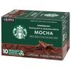 Starbucks K-Cup Coffee Pods, Toasted Coconut Mocha Flavored Coffee for Keurig Coffee Makers, 100% Arabica, Limited Edition, 1 Box (10 Pods)(Mocha)
