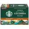 Starbucks K-Cup Coffee Pods, Toasted Coconut Mocha Flavored Coffee for Keurig Coffee Makers, 100% Arabica, Limited Edition, 1 Box (10 Pods)(Single Origin Colombia)