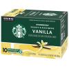 Starbucks K-Cup Coffee Pods, Toasted Coconut Mocha Flavored Coffee for Keurig Coffee Makers, 100% Arabica, Limited Edition, 1 Box (10 Pods)(Vanilla)