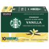 Starbucks K-Cup Coffee Pods, Toasted Coconut Mocha Flavored Coffee for Keurig Coffee Makers, 100% Arabica, Limited Edition, 1 Box (10 Pods)(Vanilla)