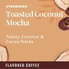 Starbucks K-Cup Coffee Pods, Toasted Coconut Mocha Flavored for Keurig Coffee Makers, 100% Arabica, Limited Edition, 1 Box (22 Pods)