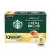 Starbucks K-Cup Coffee Pods, Toasted Coconut Mocha Flavored Coffee for Keurig Coffee Makers, 100% Arabica, Limited Edition, 1 Box (10 Pods)(Crème Brulee)