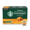 Starbucks K-Cup Coffee Pods, Toasted Coconut Mocha Flavored Coffee for Keurig Coffee Makers, 100% Arabica, Limited Edition, 1 Box (10 Pods)(Toffeenut)