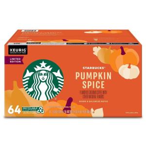 Starbucks K-Cup Coffee Pods, Toasted Coconut Mocha Flavored Coffee for Keurig Coffee Makers, 100% Arabica, Limited Edition, 1 Box (10 Pods)(Pumpkin Spice)